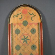 Front view of table game